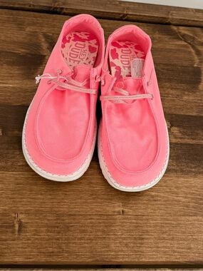 Hey Dude Pink Kids Slip-On Shoes